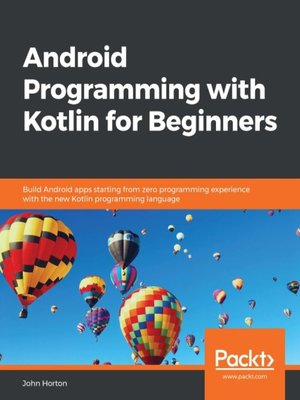 cover image of Android Programming with Kotlin for Beginners